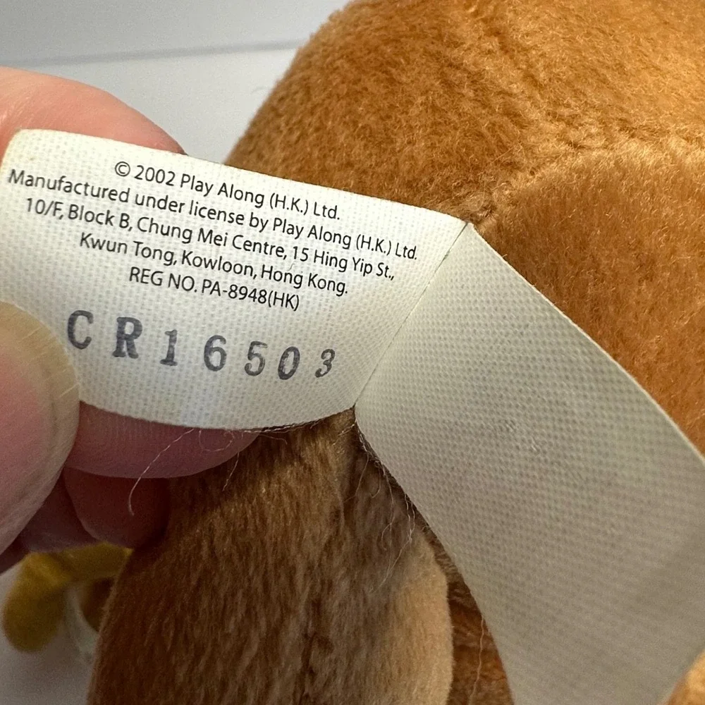 Artlist Collection THE DOG Plush Lot‎ 2 Tan Brown 2002 Play Along